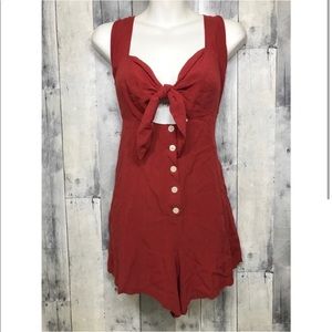 Volcom rust romper